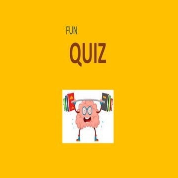Quiz for fun