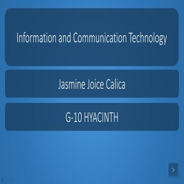 QUIZ JASMINE powerpoint presentation by hyacinth