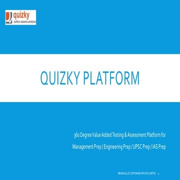 Quizky Test & Assessment Engine
