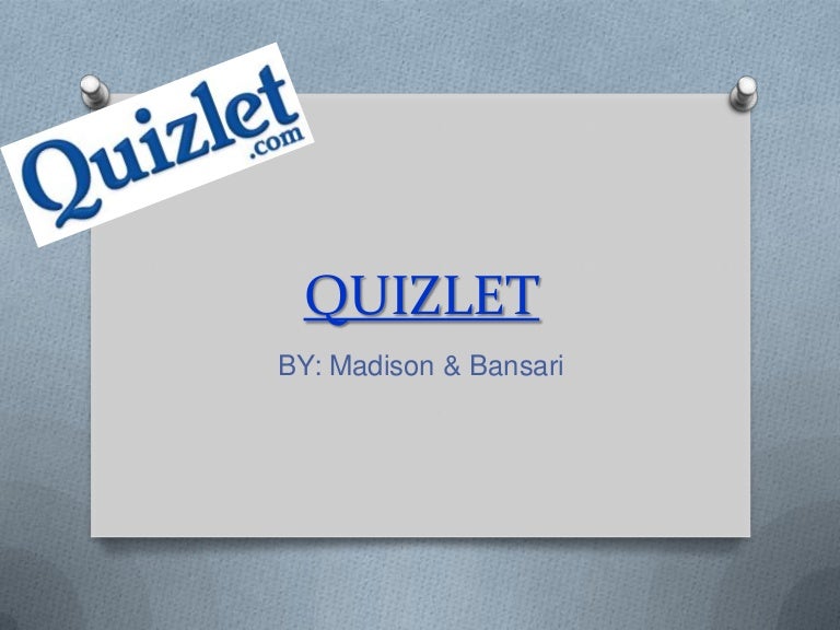 Quizlet presentation