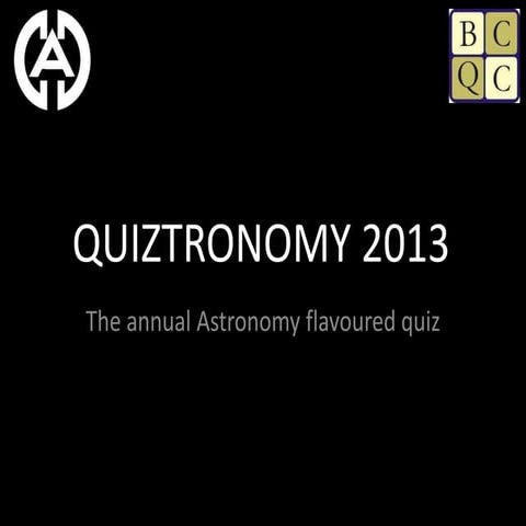 Quiztronomy 13 elims answers