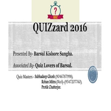 Quizzard 2016