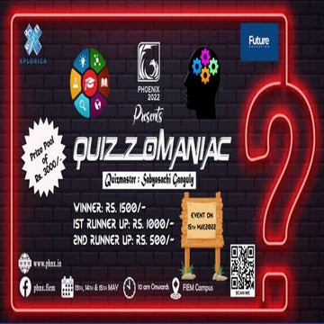 Quizzomaniac 2022 General Quiz - Finals