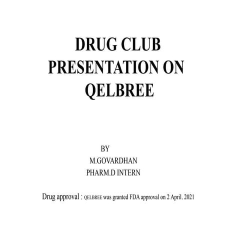 Comprehensive Overview of Qelbree (Viloxazine) for ADHD Treatment | PPTX