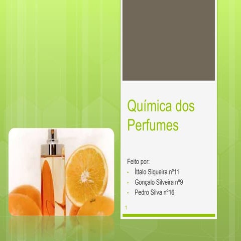 Química dos perfumes