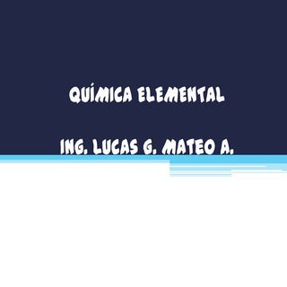 Química elemental clases