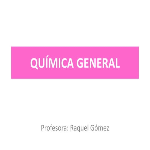 Introducción a la Química
