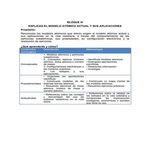 Química i bloque iii 