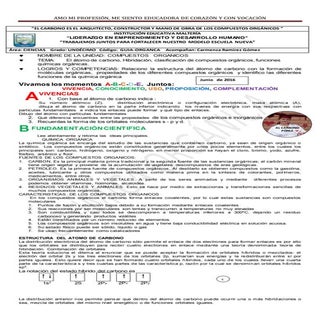 Química Orgánica  junio  2016