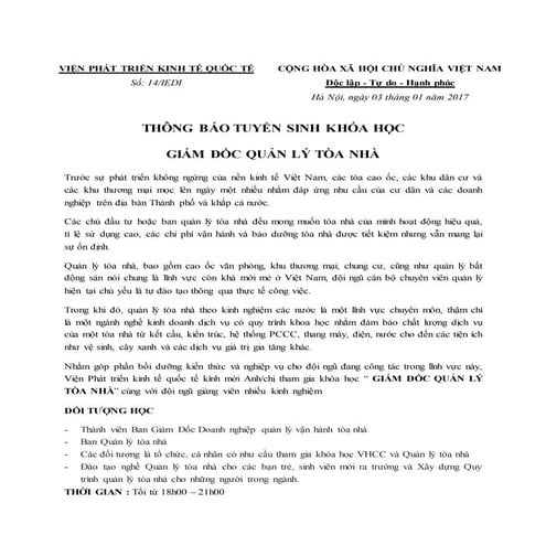 Quản lý tòa nhà