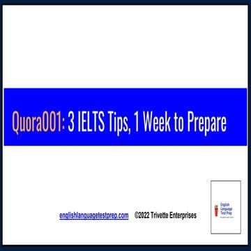 Quora001 - 3 IELTS Tips 1 Weekv2.pdf