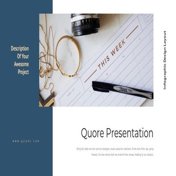 Quore Presentation : Light Color Theme