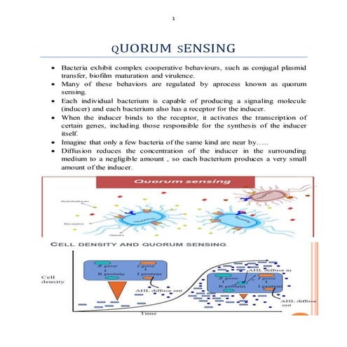 Quorum sensing