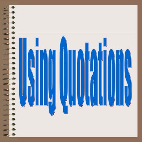 Quotations