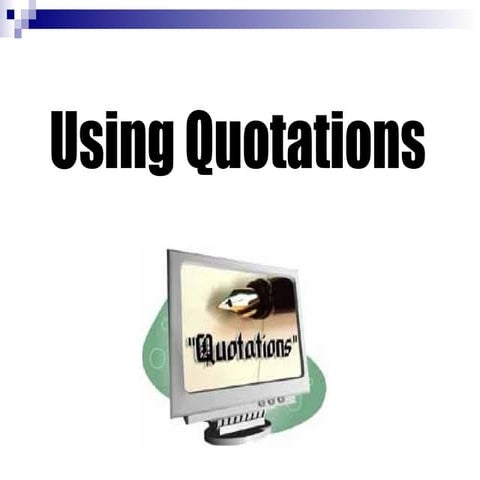 Quotations