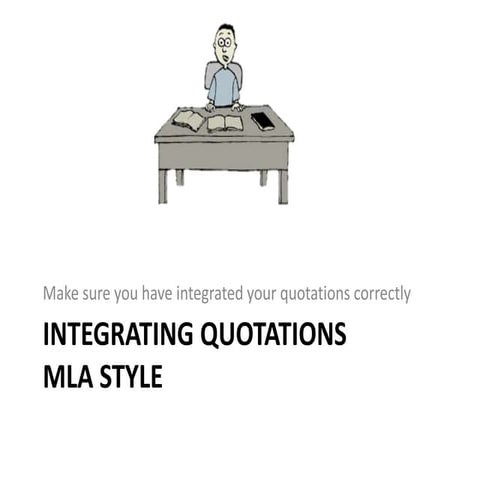 Quotations mla style