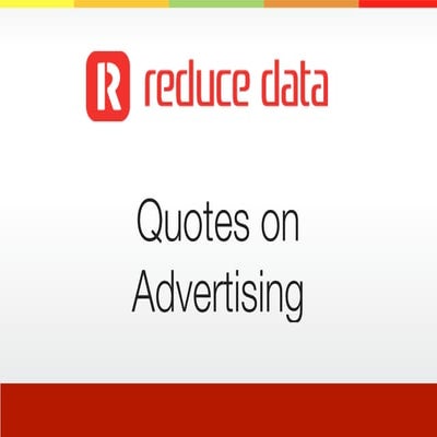 Quotes on Advertising