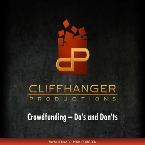 Kickstarting from Europe- Quo vadis Presentation