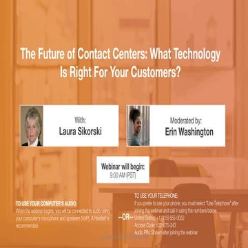 The Future of Contact Centers: What Technology Is Right for Your Customers
