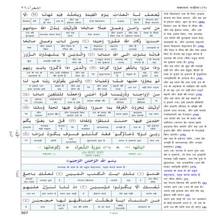 Quran Surah 26 ﴾الشعراء﴿ Ash-Shu'ara (अश-शुआरा) Hindi Translation (हिंदी अनुव...