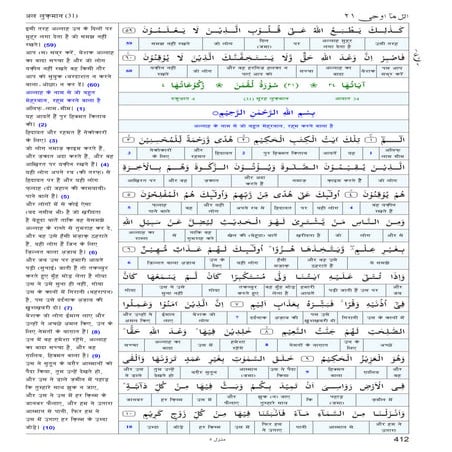 Quran Surah 31 ﴾لقمان﴿ Luqman (लुकमान) Hindi Translation (हिंदी अनुवाद) | Wor...