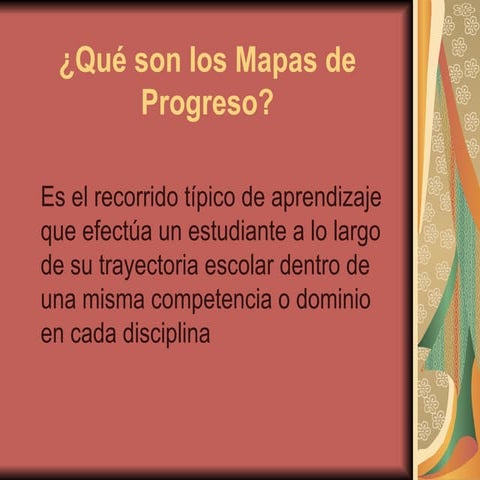 Mapas de progreso | PPTX