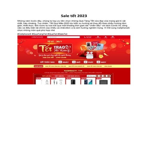 Sale tết 2023 | DOCX