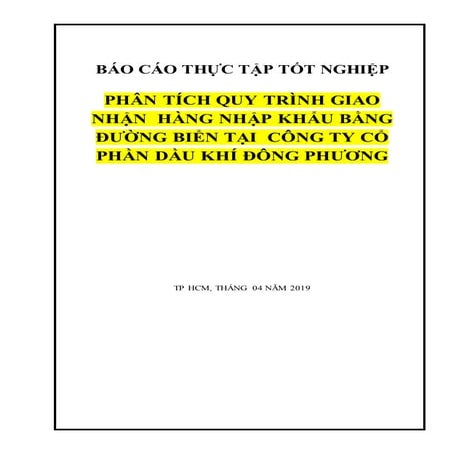 Quy trình giao nhận hàng nhập khẩu bằng đường biển, 9 điểm, HAY!