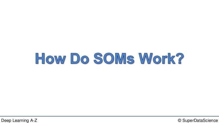 self organizing map deep learning