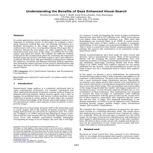 Qvarfordt Understanding The Benefits Of Gaze Enhanced Visual Search