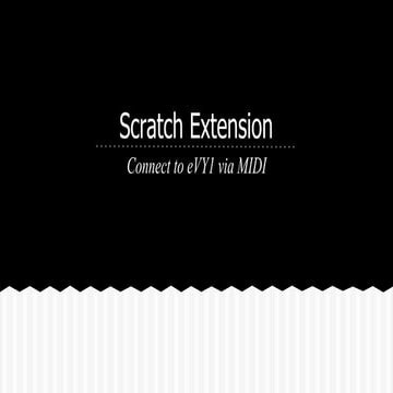 Scratch extension