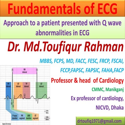 Approach to a patient with Q wave abnormality in ECG
