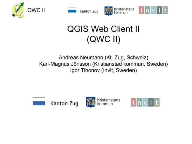 QWC2 - modern web maps with QGIS Server