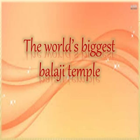World's Biggest Balaji Temple --- MUMBAI BALAJI SWARNA MANDIR