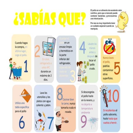 Infografia Alimentación segura