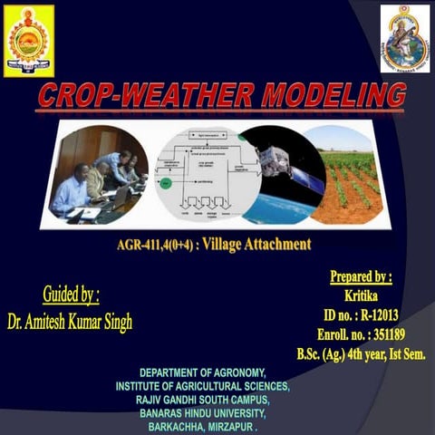 R 12013(crop weather modeling)