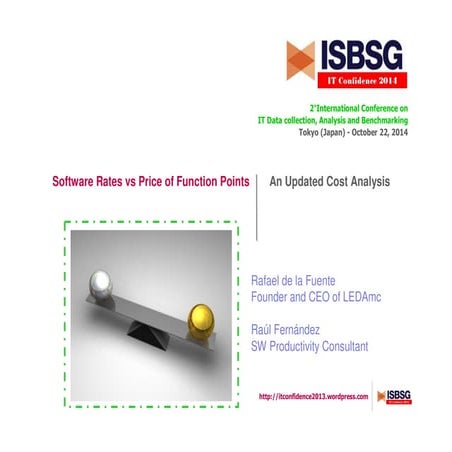 R.D.Fernandez et al  - Software rates vs price of function points