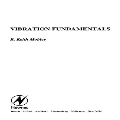 R. Keith Mobley President and CEO of Integrated Systems  Inc. - Vibration Fun...