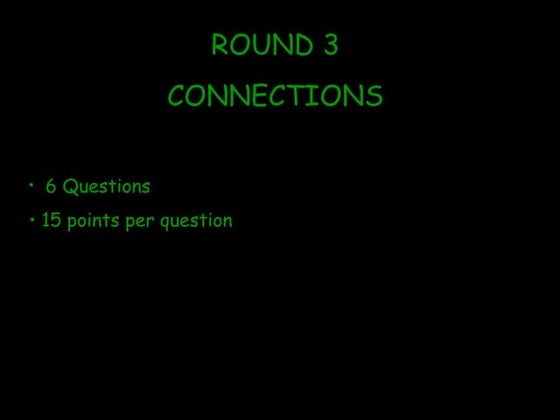 End of Daze 2010 - Round 5 Questions | PPT