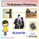 The Business Of Philanthropy – A Free ESL Lesson Plan