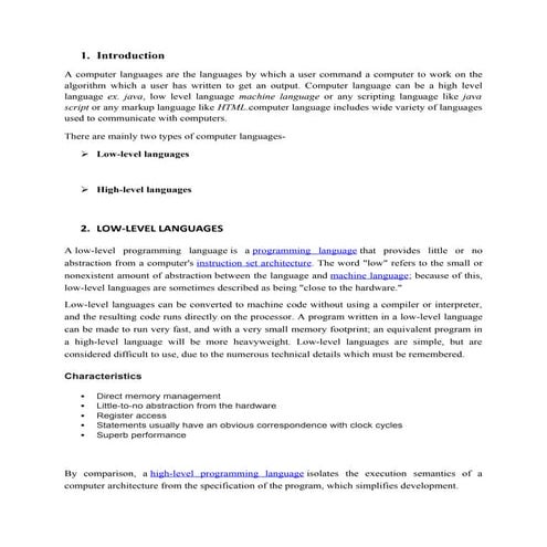 Computer Language report | PDF