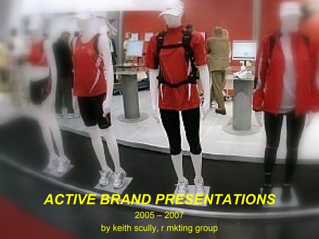 R.Mkting Group Presentations 2005 2007