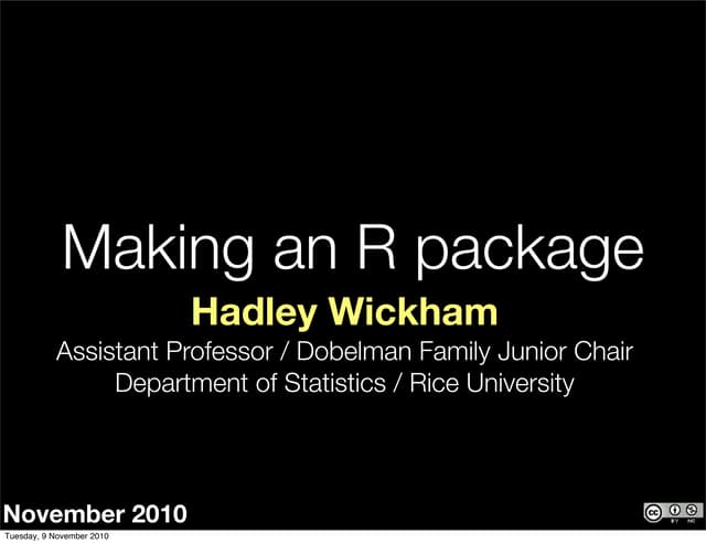 R packages