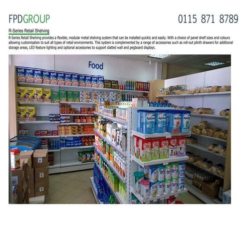 R-Series Retail Shelving