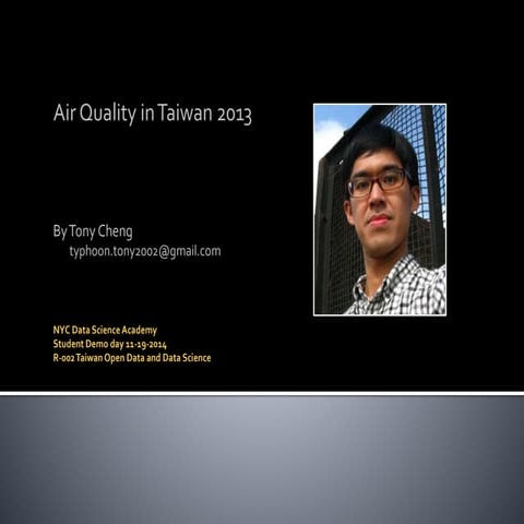 Air Quality in Taiwan 2013 