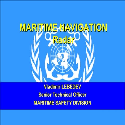 Radar Engineering Educational Slides Design