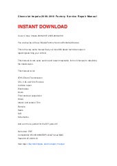 2010 impala online repair manual pdf free download