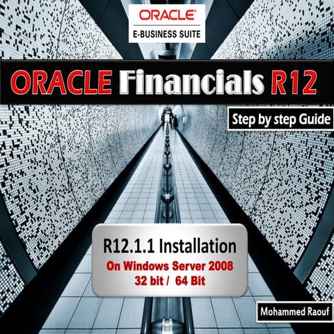 Oracle R12.1 Full & Tips Installation on Windows Server 2008 64/32 bit
