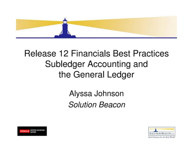 R12 subledgeraccountingandgl