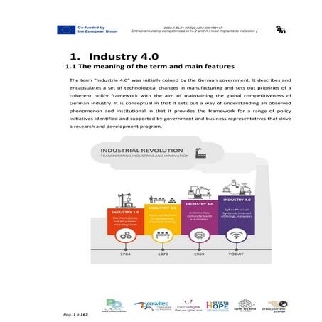 THE SITUATION OF ARTIFICIAL INTELLIGENCE AND INDUSTRIE 4.0 IN EUROPE